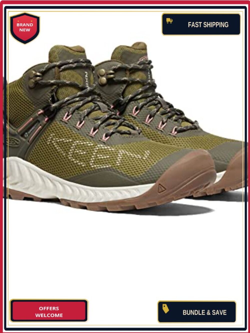 KEEN Women's Nxis Evo Mid Waterproof Hiking Boots